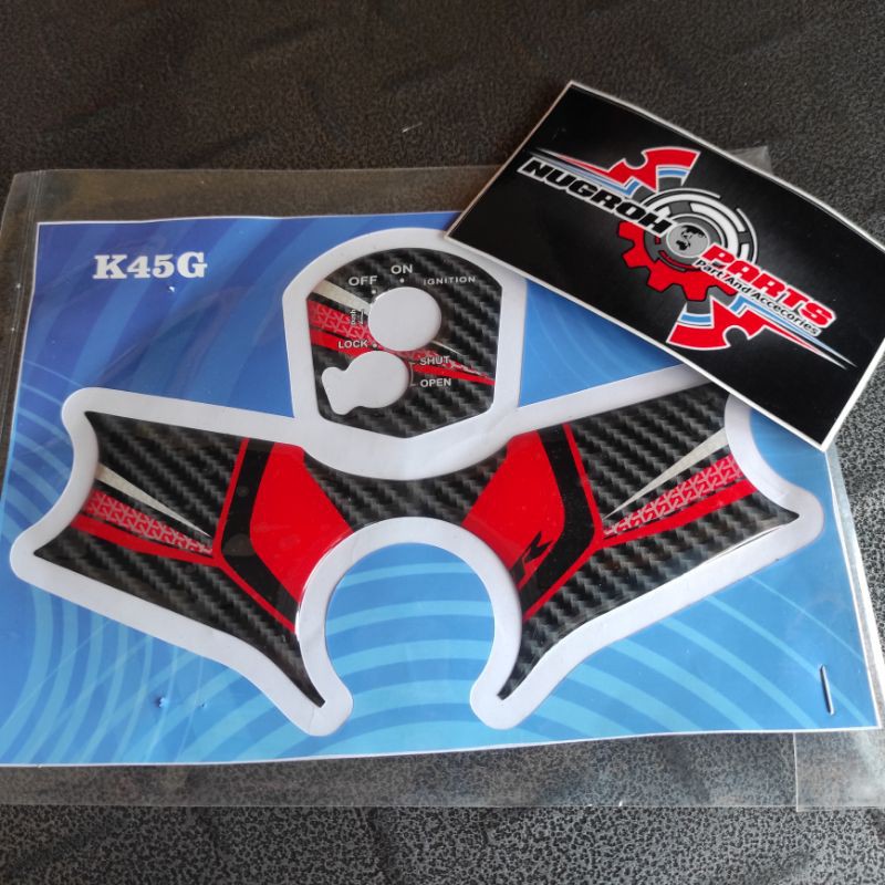 Sticker Pad Keypad Dan Stang Pad New CBR150R LED K45G K45N Aksesoris Honda Merah Hitam