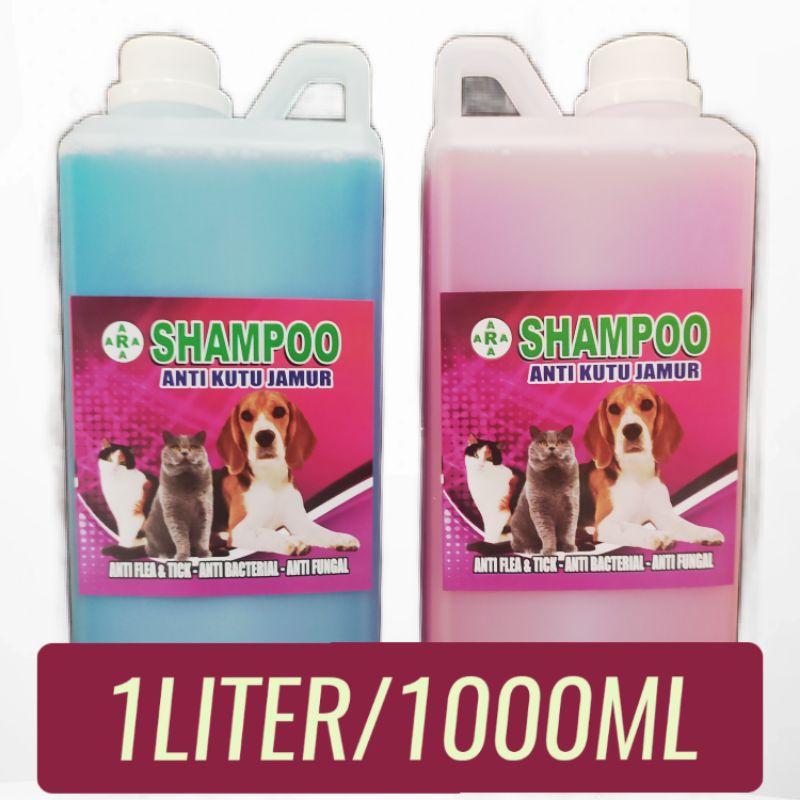 shampo kucing anjing 1000ML anti kutu dan jamur