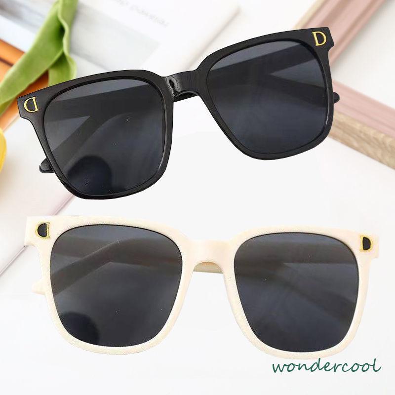 Kacamata Fashion Anak Laki-laki Perempuan Universal Anti-UV Street Shooting Sunshade Sunglasses-Won