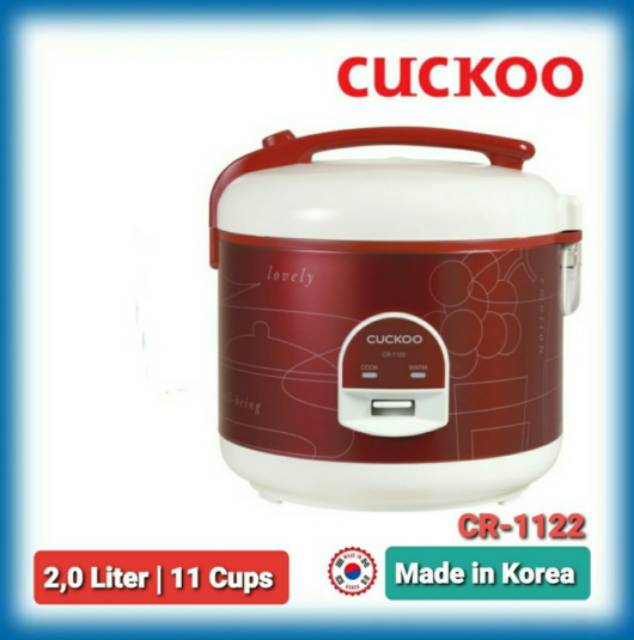 Jual RICE COOKER CUCKOO CR1122 2,0 liter / 11 cups MADE IN KOREA