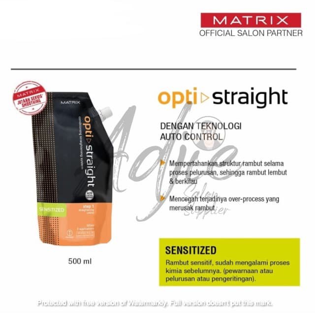 Matrix Optistraight Smoothing Step 1 Sensitized 500gr