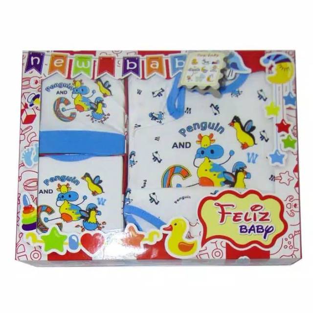 BABY SET FELIZ MERAH-BABY GIFT SET BAJU FELIZ MERAH-BABY SET BAJU MURAH MERIAH-KADO BAJU BAYI SET