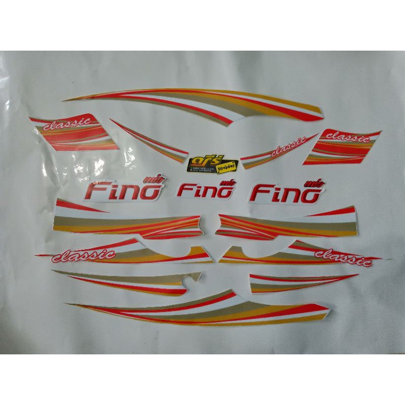 Striping Fino Karbu classic variasi