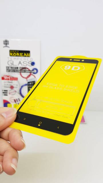 KOREAN Tempered Glass Redmi Go 5.0 inchi FULL SCREEN TG 5D Redmi Go FULL GLUE Anti Gores Kaca