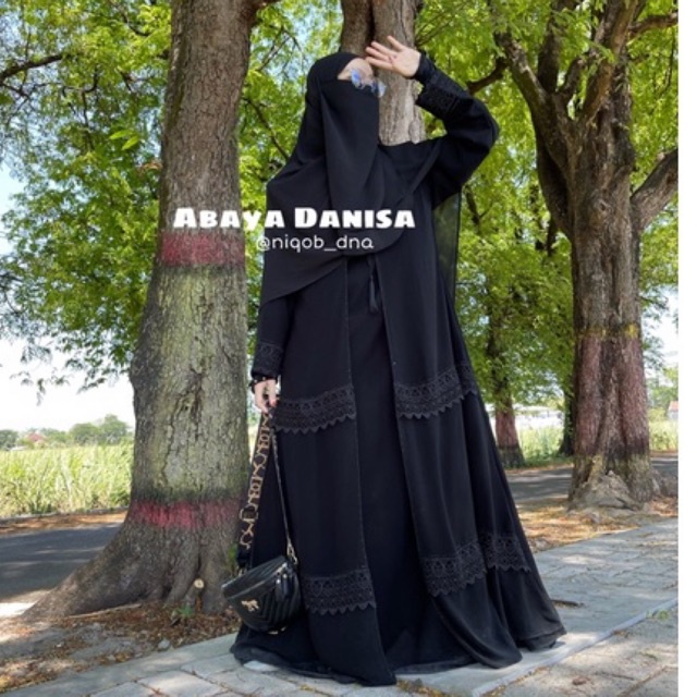 Abaya Bassic Abaya Hitam Jetblack Dress Hitam Masturoh Abaya Temboro Gamis Hitam Abaya Outer Terbaru DANISA