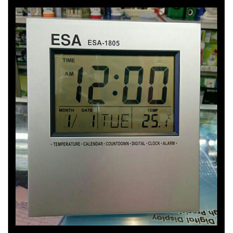 Jam Digital ( Meja / Dinding) / Lcd Clock Kenko Termurah