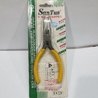 Tang SANTUS ST-105 gerigi ST-503 Lancip bengkok ST-A05V potong ST-515H Lancip ST-505A 5&quot; nipper tool