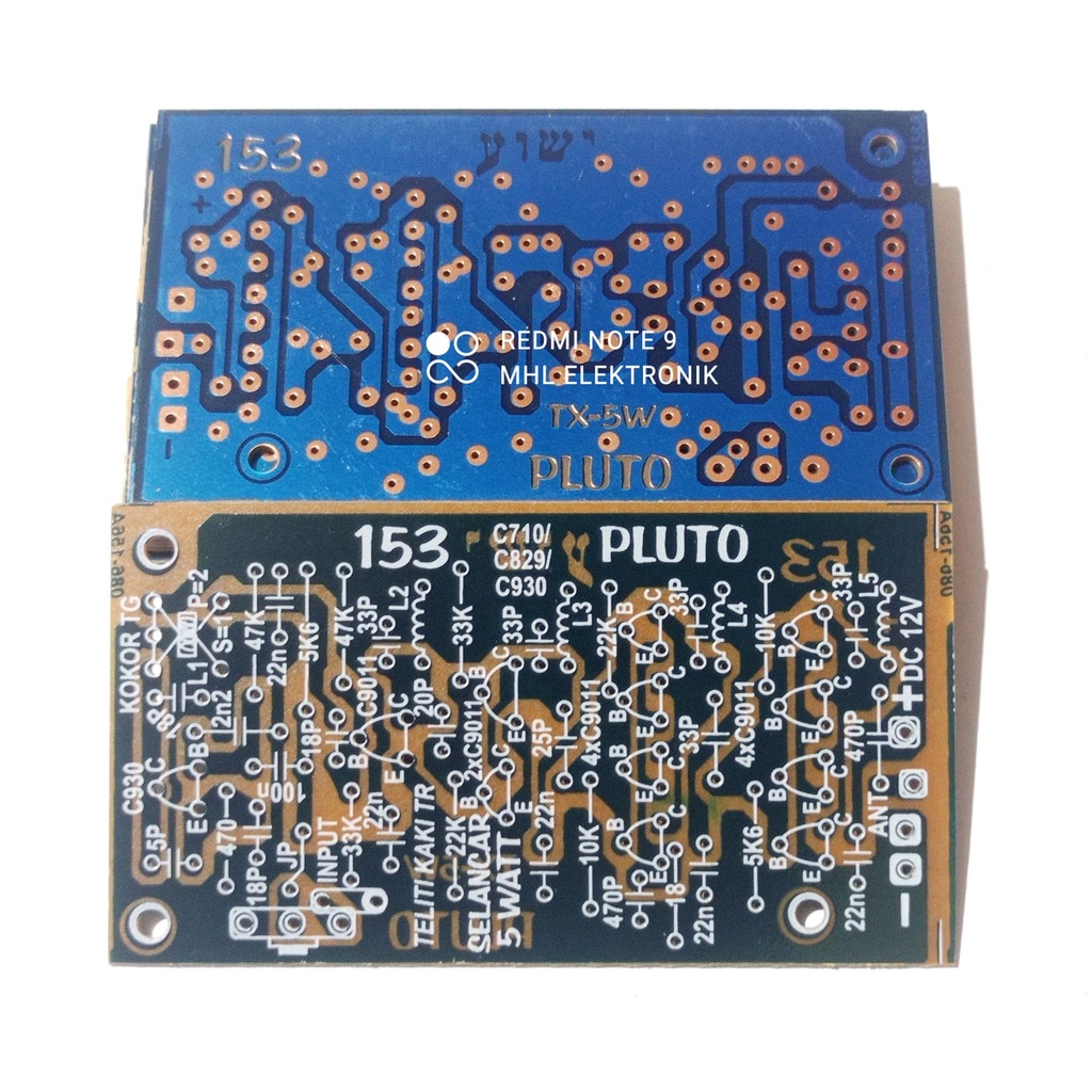 PCB Pemancar FM 5 Watt 88-108 Mhz PLUTO Tipe 153