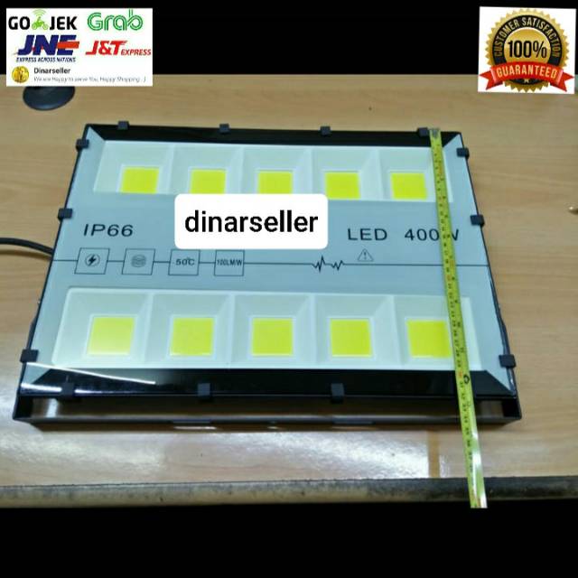 LAMPU SOROT LED 400W IP66 PUTIH