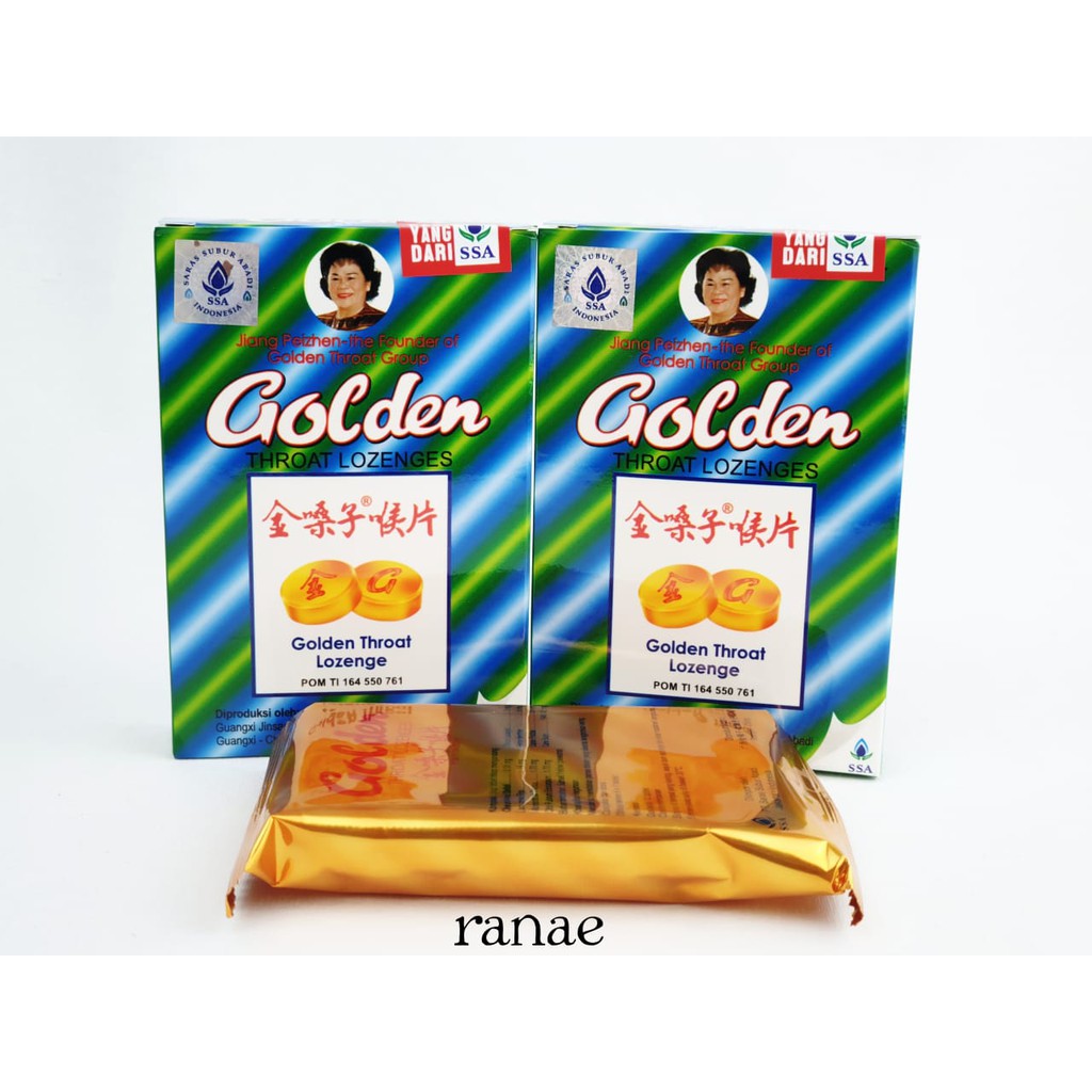 (PROMO) 12s Golden Throat lozenges