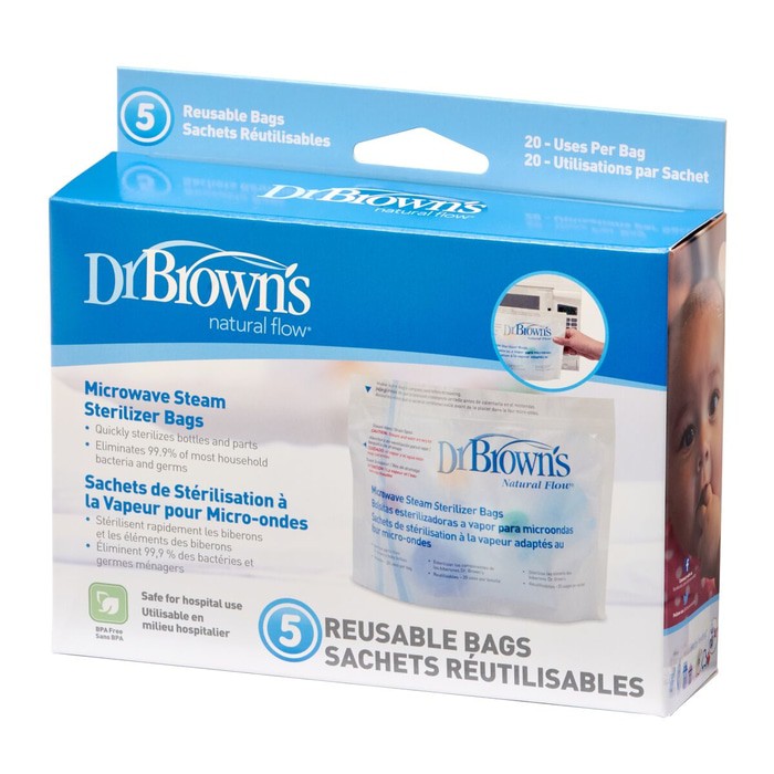 Dr Brown's - Microwave Steam Sterilizer Bags