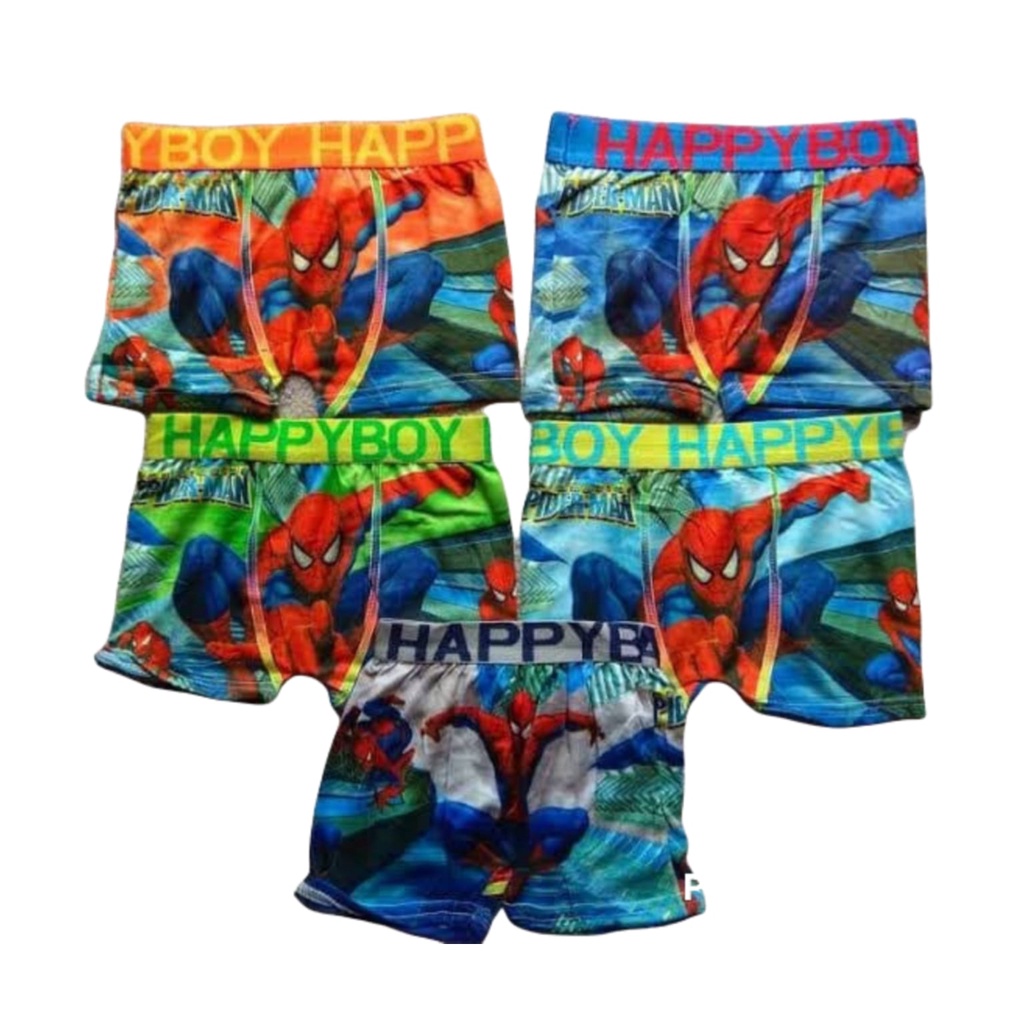 PROMO 4 PCS CELANA DALAM ANAK LAKI LAKI - BOXER ANAK LAKI LAKI MOTIF HERO