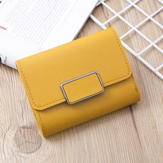 117C COD Retro Paragraf Pendek dompet Forever young Polos Dompet Wanita Import 117C