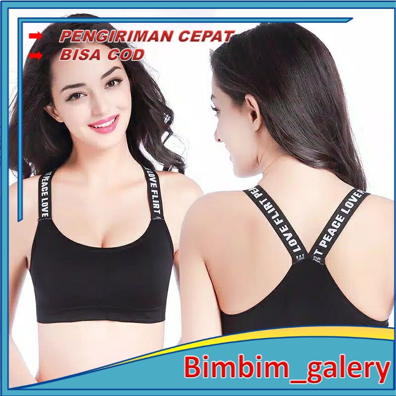 BH Sport Bra Yoga Fitness Senam Zumba Jogging Push Up Yoga Pakaian Dalam Olahraga High Quality BH BIMG