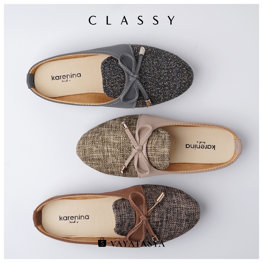 Vayatasya Karenina Classy Sepatu Slip on anak perempuan dan wanita dewasa usia 3 tahun sampai wanita dewasa