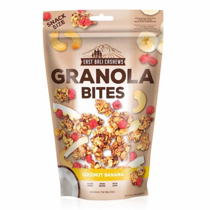 

East Bali Cashews Granola Bites Coconut Banana 125gr