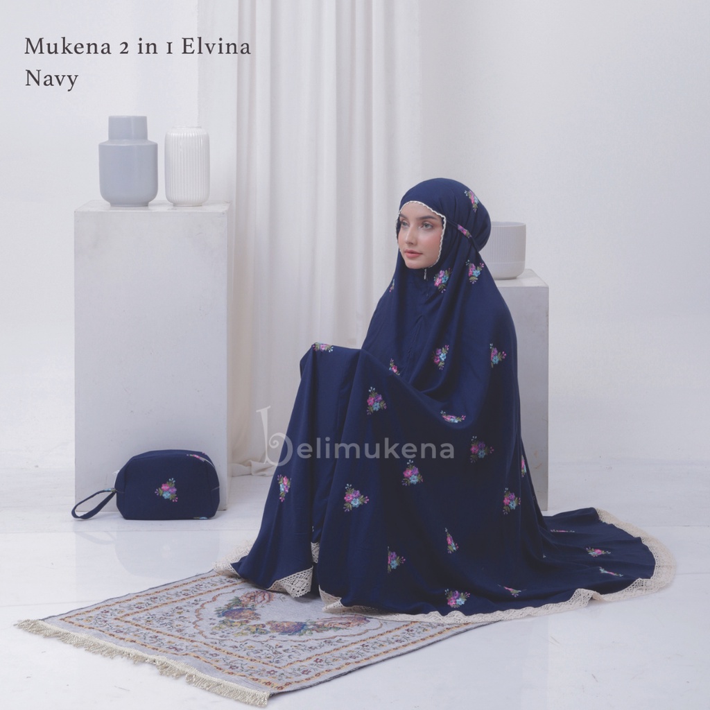 Mukena Dewasa 2in1 Bordir Elvina