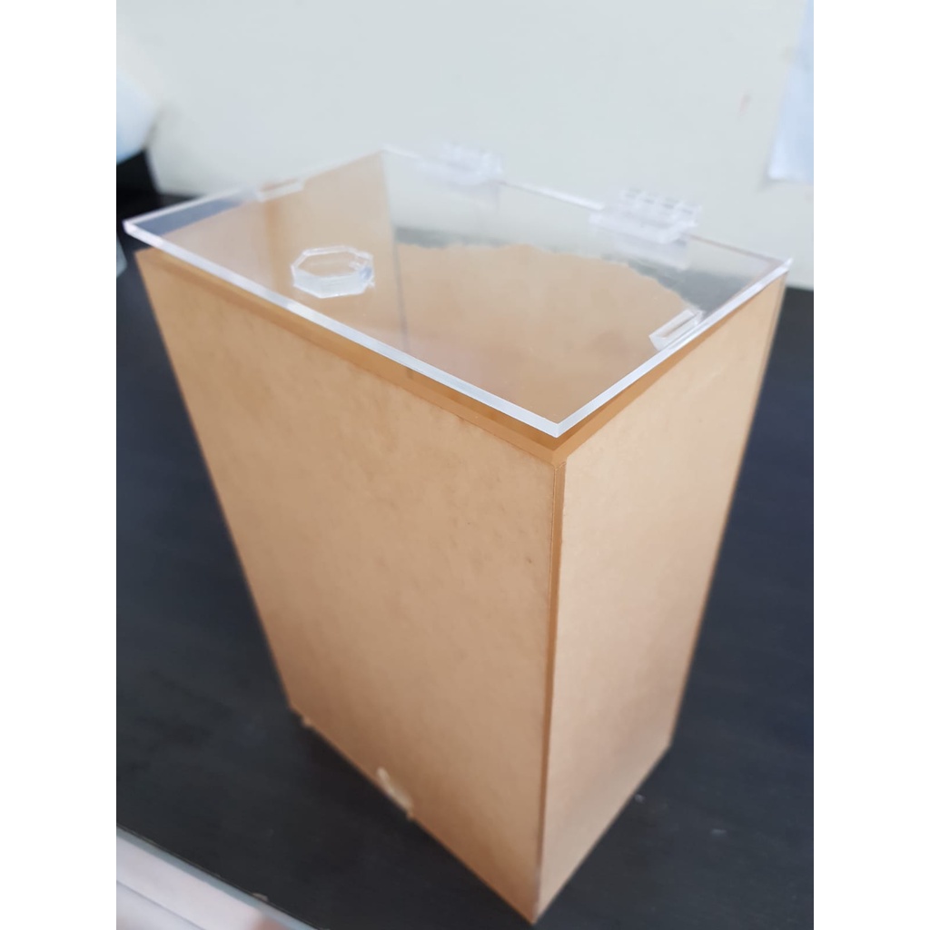 Kotak Makanan Kucing | Kotak Akrilik | Acrylic Box | Cat Food Storage