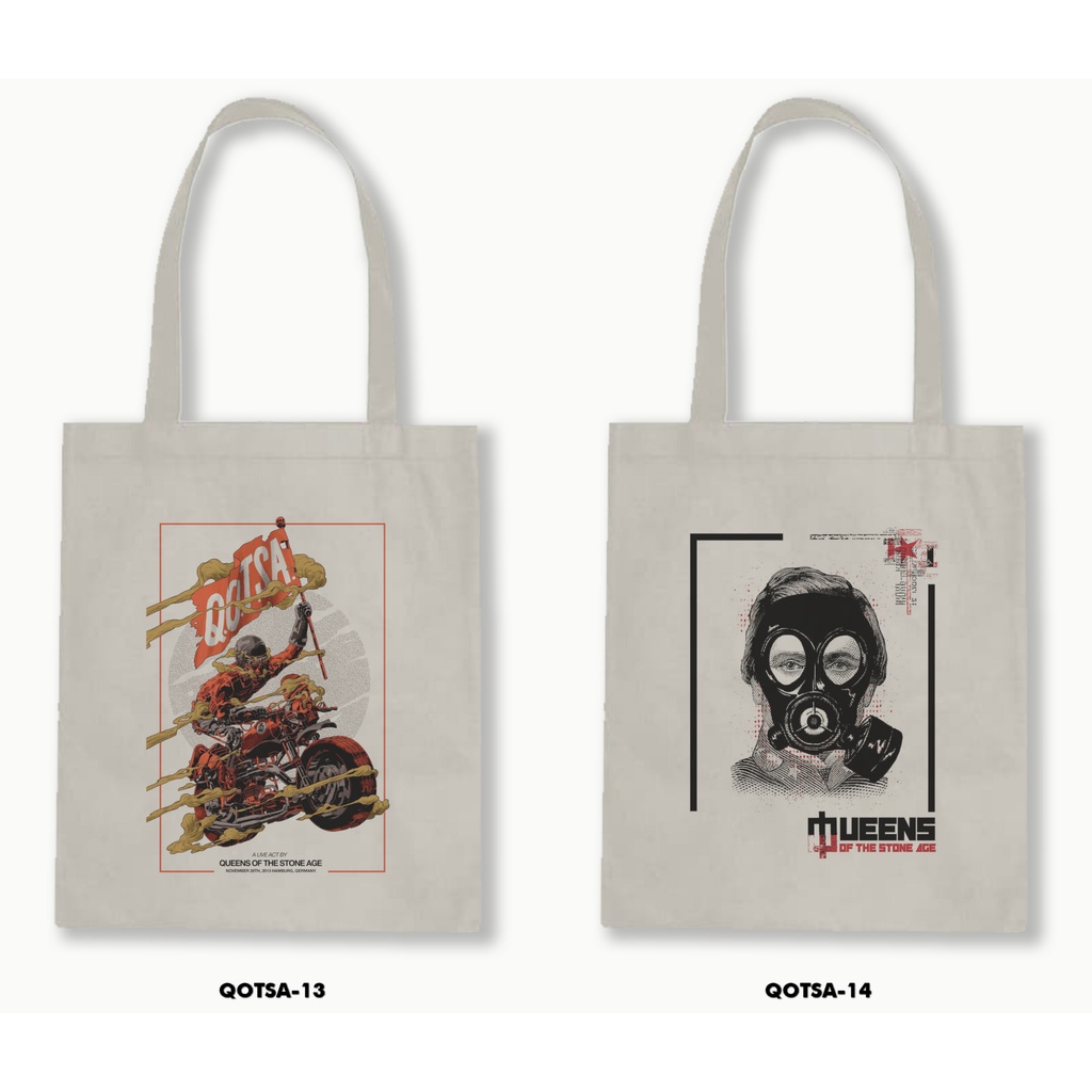 TOTE BAG BLACU - QOTSA/QUEENS OF THE STONE AGE 01