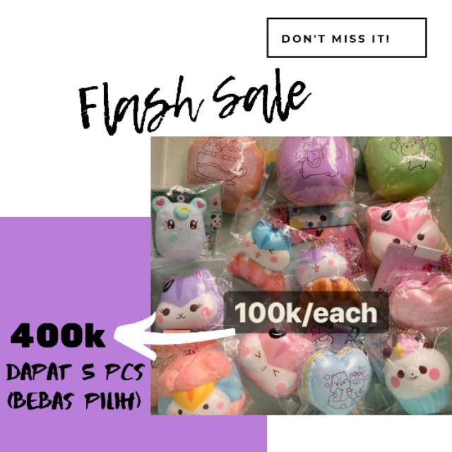 Flash sale squishy ibloom popularboxes poli fuwakyun