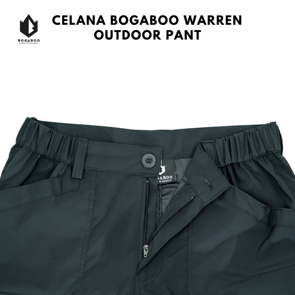 BISA COD Celana panjang gunung sambung  BOGABOO seri WARREN -  celana cargo - celana hiking - celana outdoor - celana gunung pria dan wanita