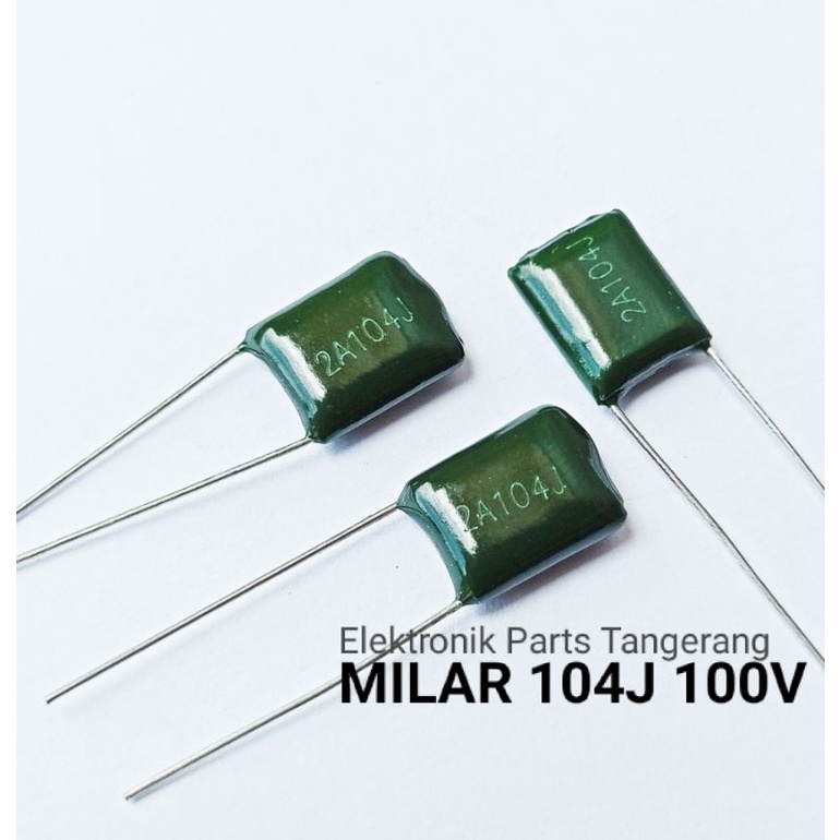 Jual Capacitor Milar J V Kapasitor Milar J Volt Milar J V Shopee Indonesia