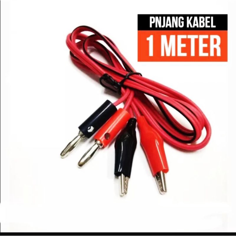 KABEL MULTI TESTER JAPIT BUAYA 1METER