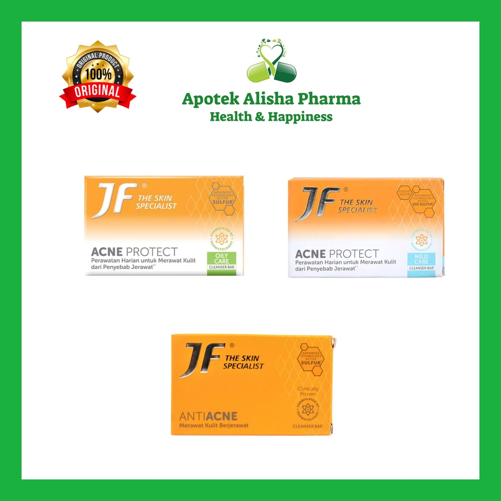 JF ACNE PROTECT 65gr - Sabun untuk Merawat Kulit Berjerawat