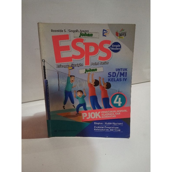 buku esps PJOK kelas 4 SD