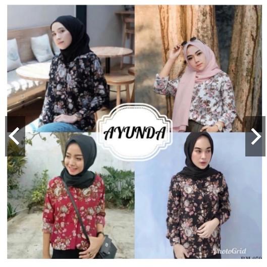 Fifi Fashion Kemeja Monalisa Ayunda Blouse / Yovia Blouse / Lowa Blouse