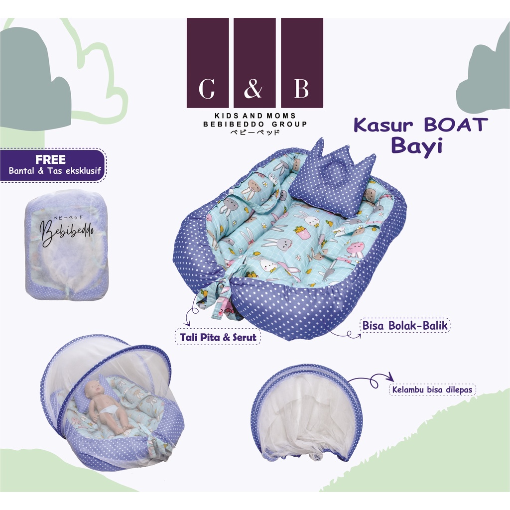 Paket Kasur Bayi kolam Kelambu Set Baru Lahir Murah | Produk Perlengkapn Tempat Tidur Baby KD