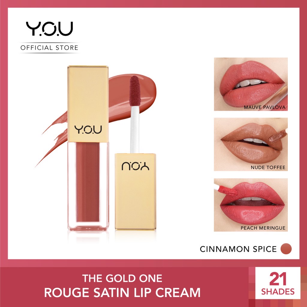 YOU The Gold New Rouge Satin Lip Cream