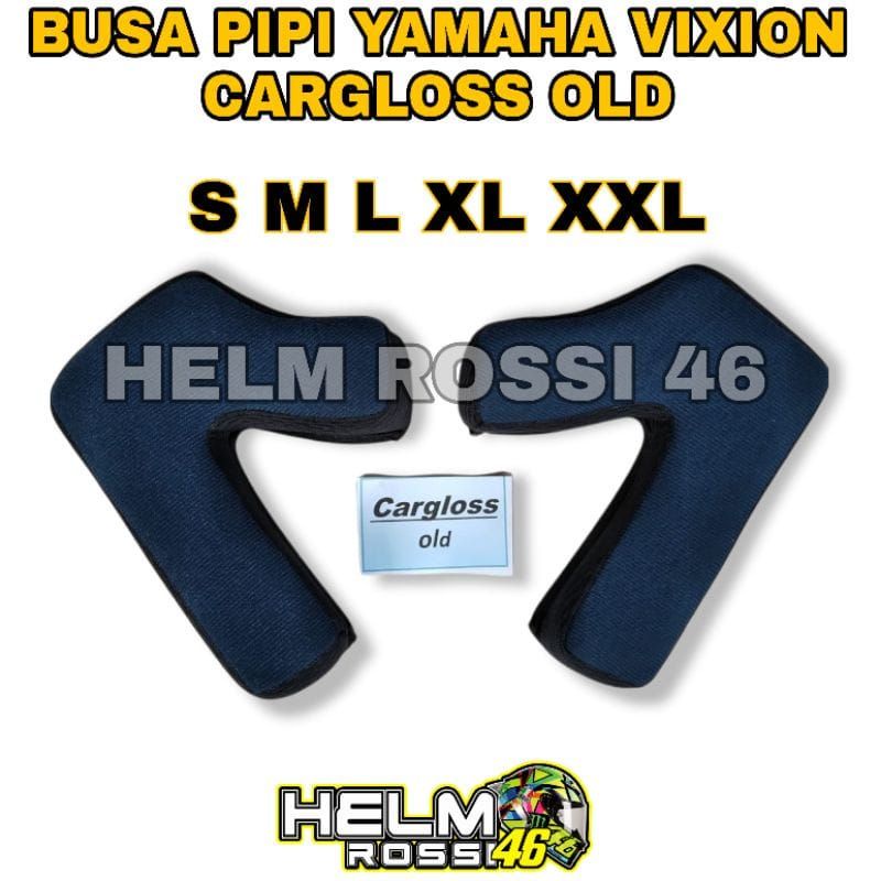 BUSA PIPI BANTALAN HELM YAMAHA VIXION CARGLOSS OLD R15 RACER | S M L XL XXL