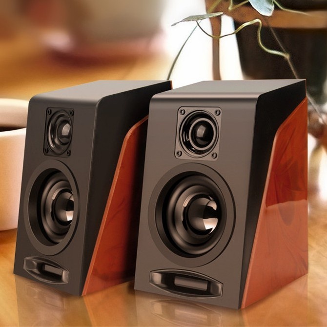 SET 2 PCS Speaker Aktif HiFI 2.0 Channel USB