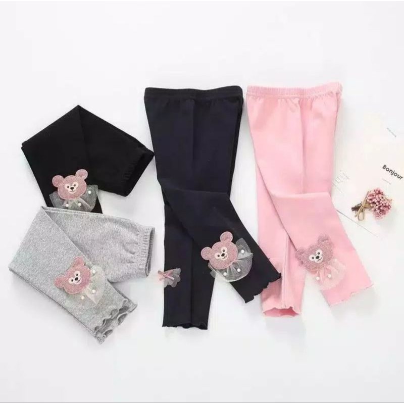 Legging Import Anak Umur 6 Bulan  Sampai 5 Tahun//Bahan Katun 100%//Motif Randoom//