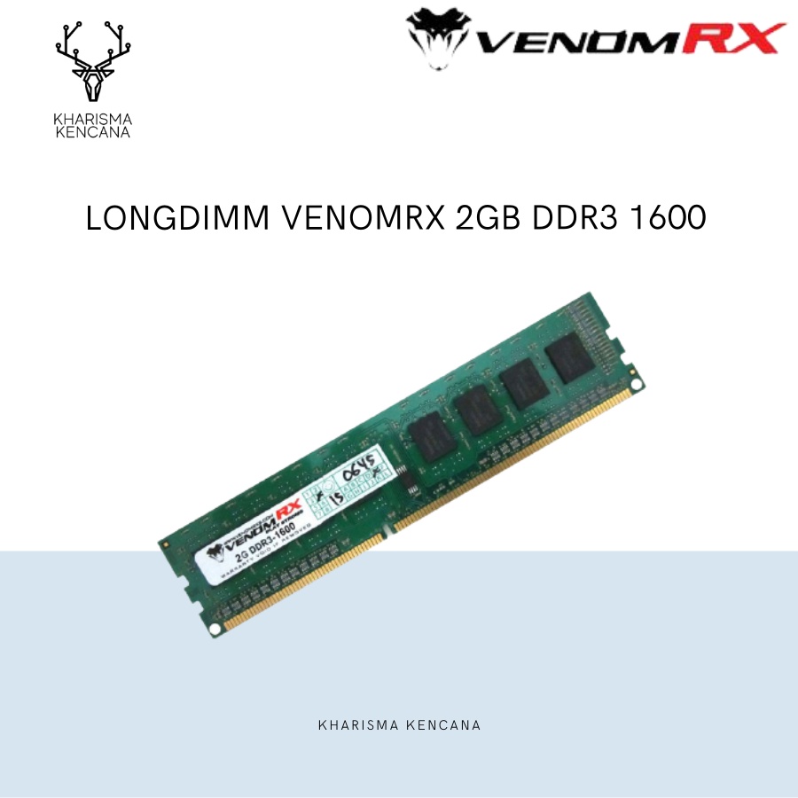 LONGDIMM VENOMRX 2GB DDR3 1600