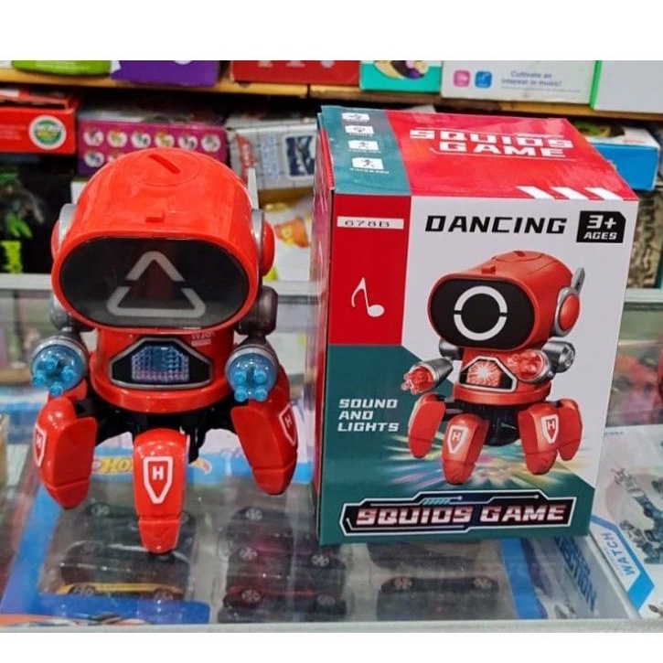 Cod Dancing Squid game Robot Kaki Squid game ada music dan lampu