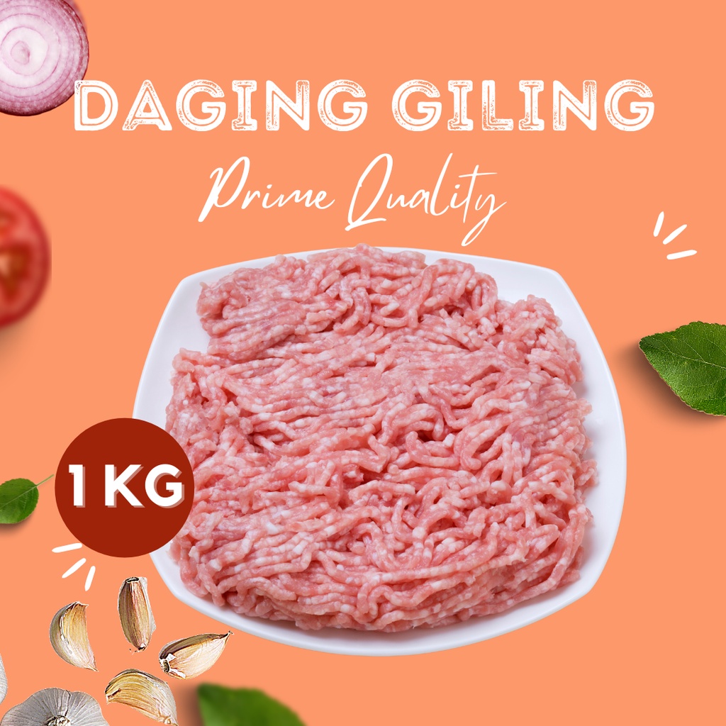 

Daging Babi Giling 1KG - Minced Pork - Prime Quality