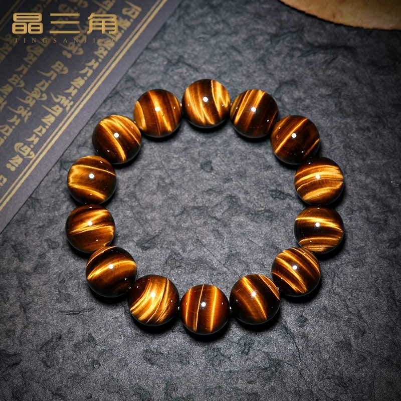 TERMURAH Gelang Giok  tiger eye asli 100% Untuk Kesehatan Import Natural Asli Batu Alam Pria/Wanita