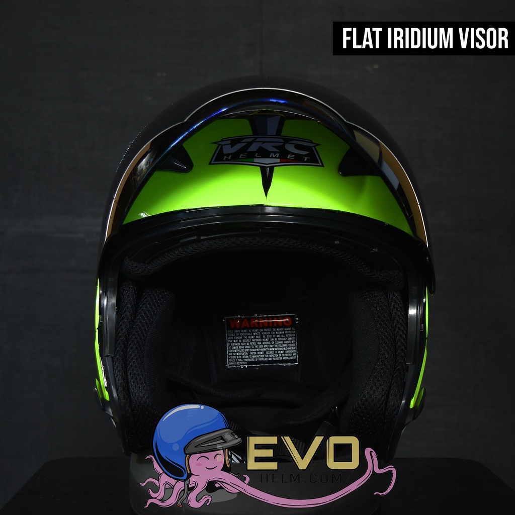 HELM CENTRO VRC MOTIF ORIGINAL FREE VISOR IRIDIUM - ORIGINAL HELM VRC PAKET GANTENG CENTRO