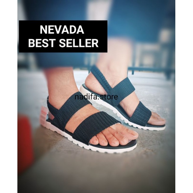 Sandal Cewek Slop Rajut Nevada 02 | Sendal rajut cewek kekinian Korean style slip on Brand Matahari