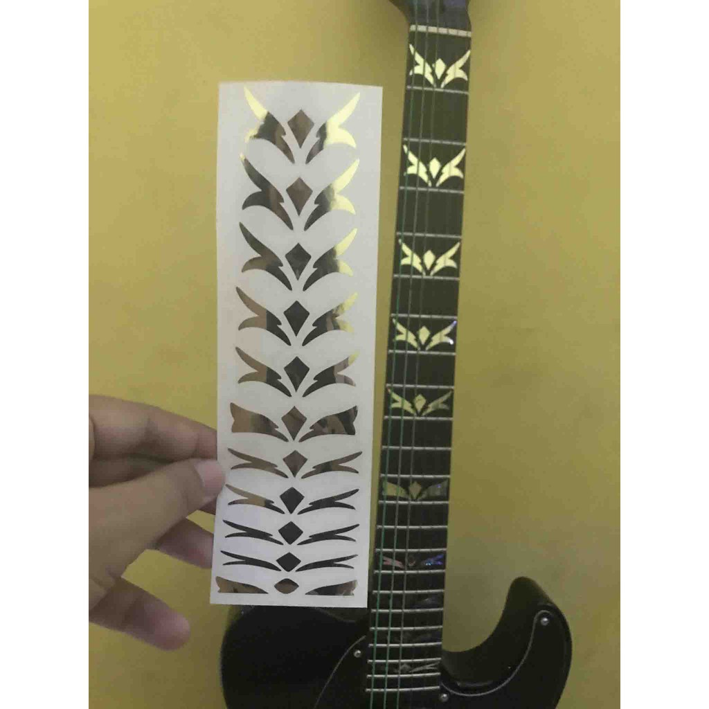 Sticker Inlay Kerry King Slayer Custom Fingerboard Gitar BC Rich Tribal Diamond Fret Maker Guitar