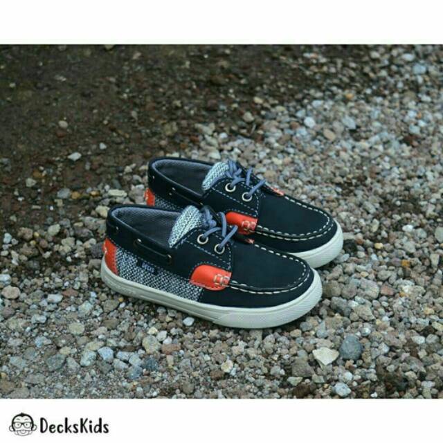 Sepatu Anak Decks Kids Obbey Hitam Ramy Original