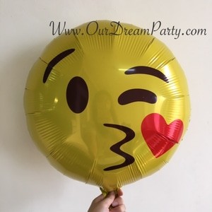 Balon Emoji/ Emot Icon/ kiss