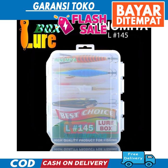 PROMO BESAR Kotak Pancing 2 Sisi Hinomiya Lure Box L 145
