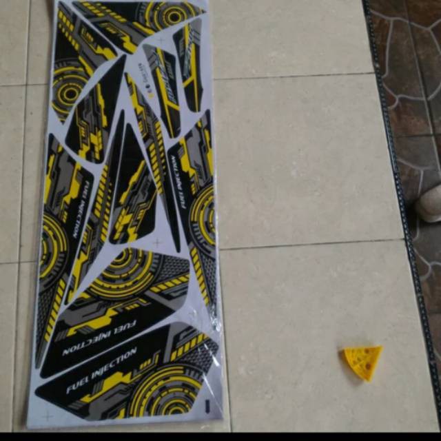 [COD]Striping sticker stiker variasi vixion old lama robot kwalitas terbaik