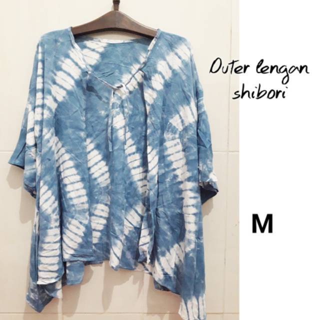 SALE..Murah Meriah Outer lengan sibori batik jumput batik sibori real pic