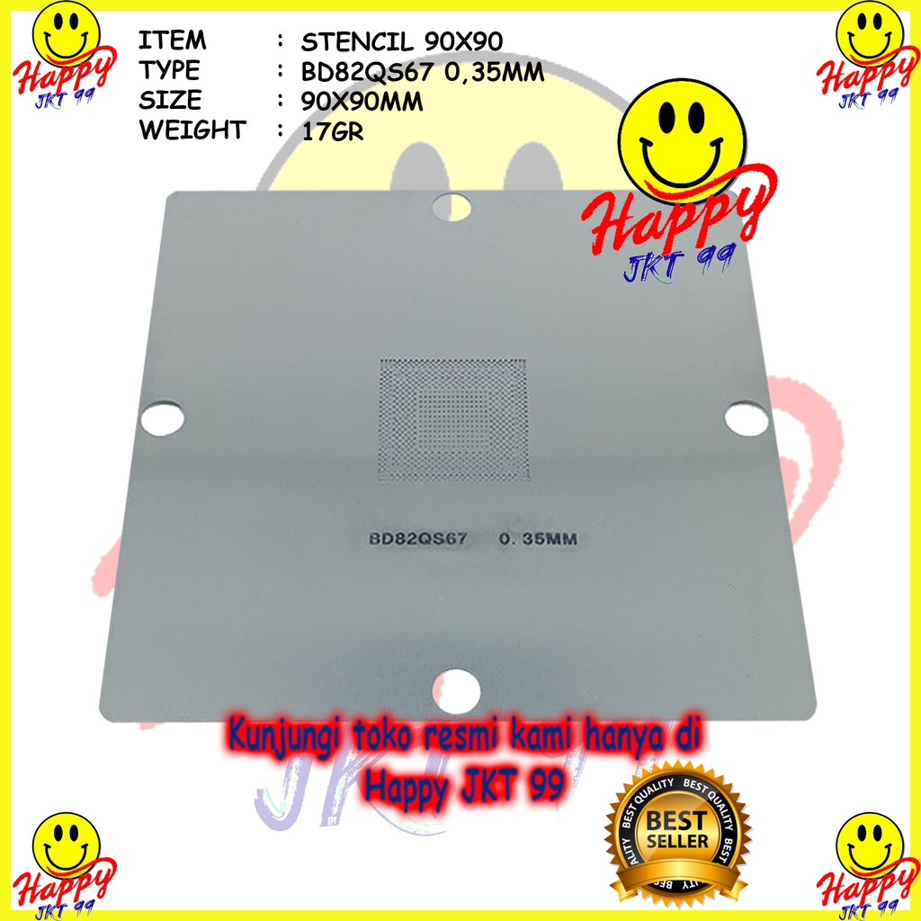 [ HAPPY JKT 99 ] STENCIL 90X90 BD82QS67 BQ82QS77 QS67 QS77 SLJ4K SLJ8B