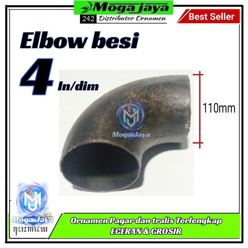 elbow pipa besi 4 in keni las lbow 4in bukan sch bukan sgp