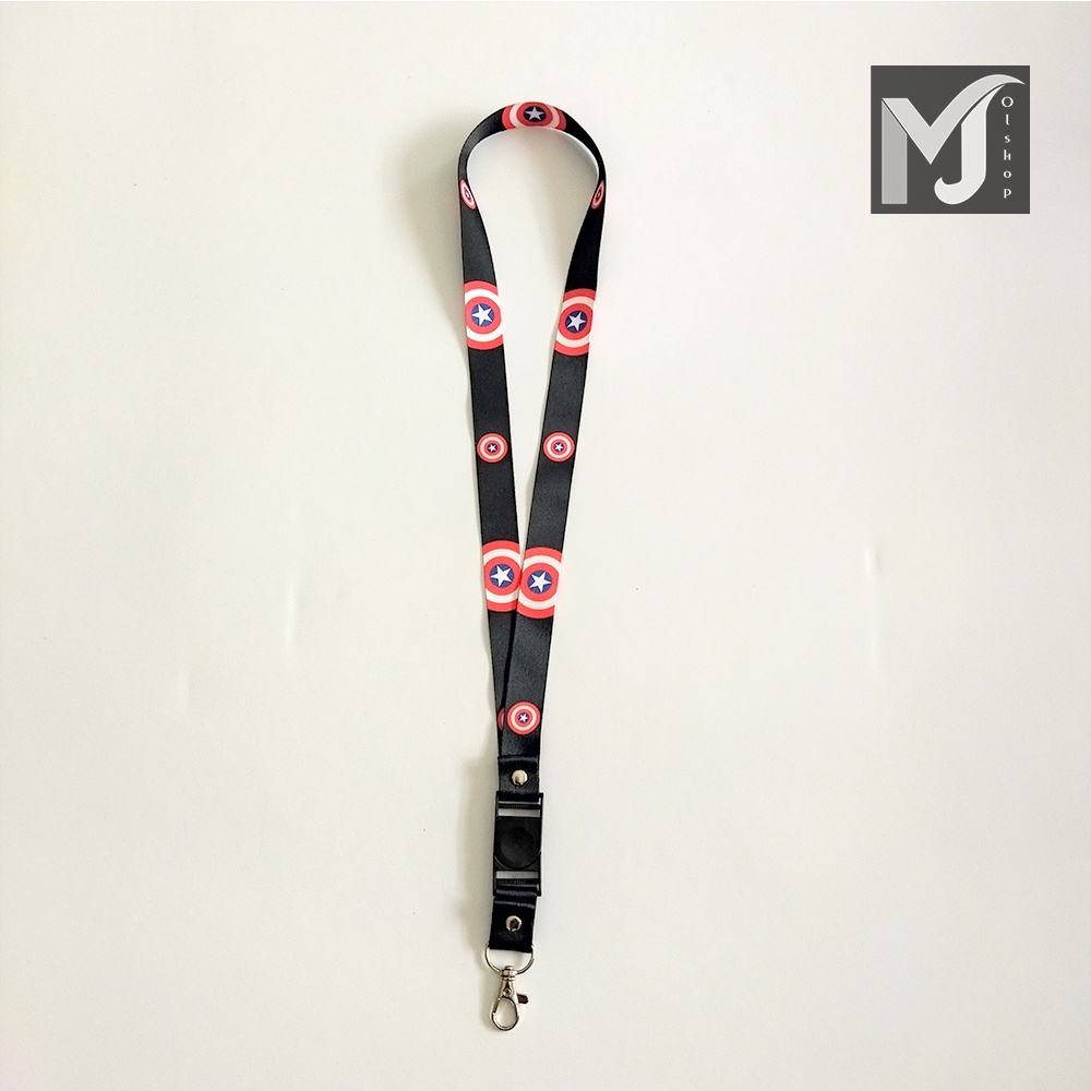 

Lanyard ID Card Motif CAPTAIN AMERICA Real-Pict